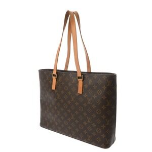 Louis Vuitton Brown Luco Monogram Handbag Canvas